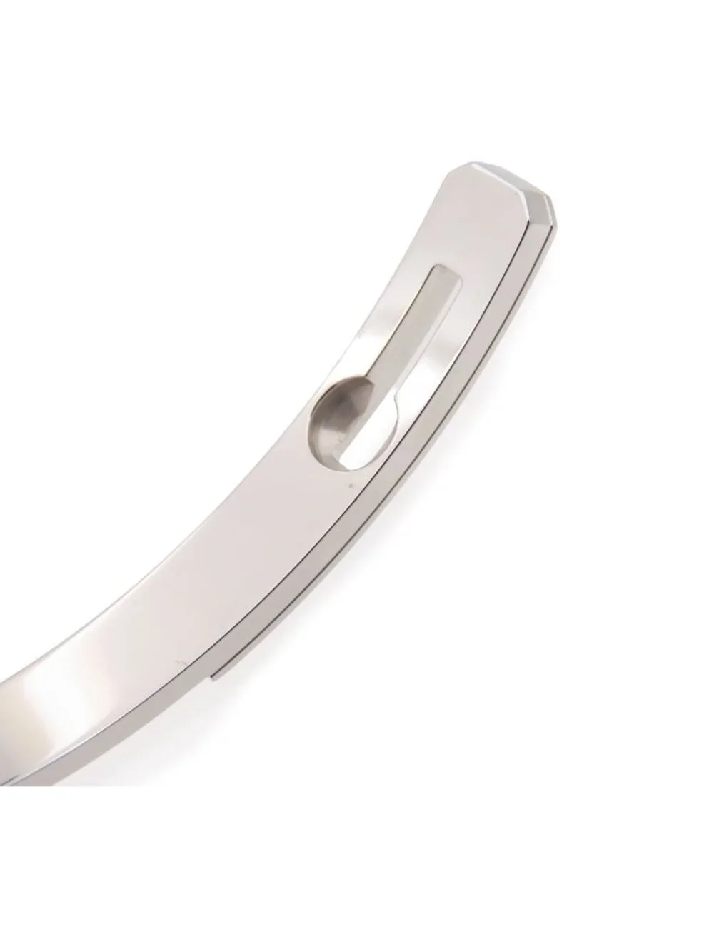 Hermes Kelly PM White Gold 18K Diamond Bracelet Bangle